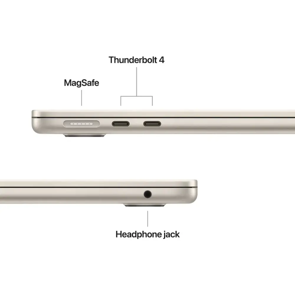 Apple MacBook Air 13” (M5) 16 Go / 512 Go – Starlight (MDHA4FN/A) - Gtel apple macbook air 13 m5 16 go 512 go starlight mdha4fn a 3.webp
