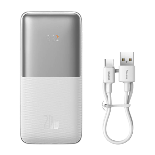 baseus bipow pro power bank 10000mah 20w white with usb type a usb type c 3a 0 3m ppbd040202 1.png