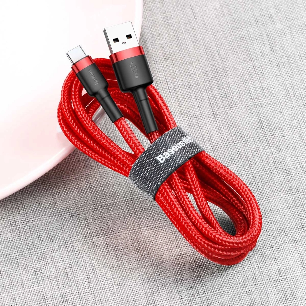 baseus cable usb for type c 3a 0 5m redred catklf a09 4.webp