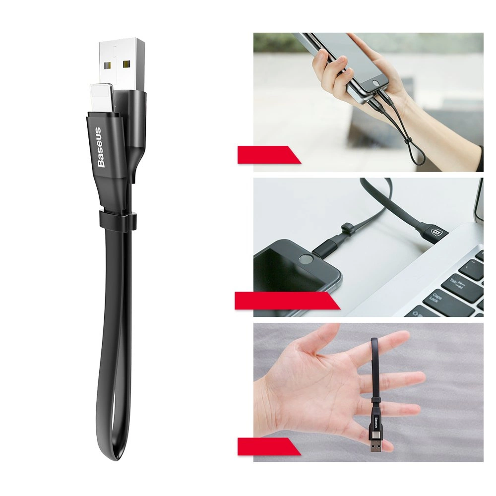 baseus cable usb lightning 2a 0 23m black calmbj b01 4.webp