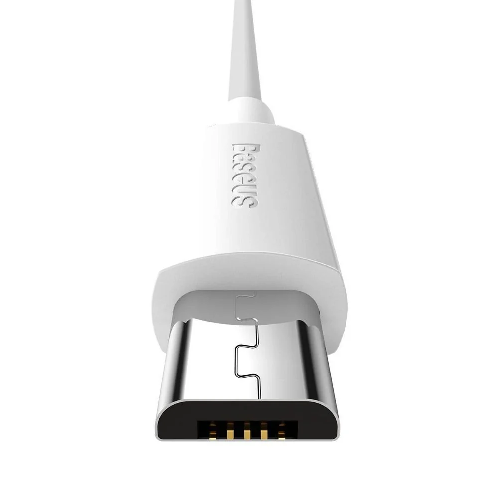 Baseus Cable USB vers Micro 2.1A /2PCS/Set/1.5m Blanc (TZCAMZJ-02) - Gtel baseus cable usb vers micro 2 1a 2pcs set 1 5m blanc tzcamzj 02 4.webp