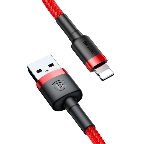 baseus cafule braided 1m 2 4a lightning cable red calklf b09 2.webp