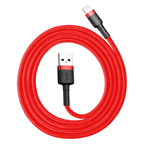 baseus cafule braided 1m 2 4a lightning cable red calklf b09 4.webp