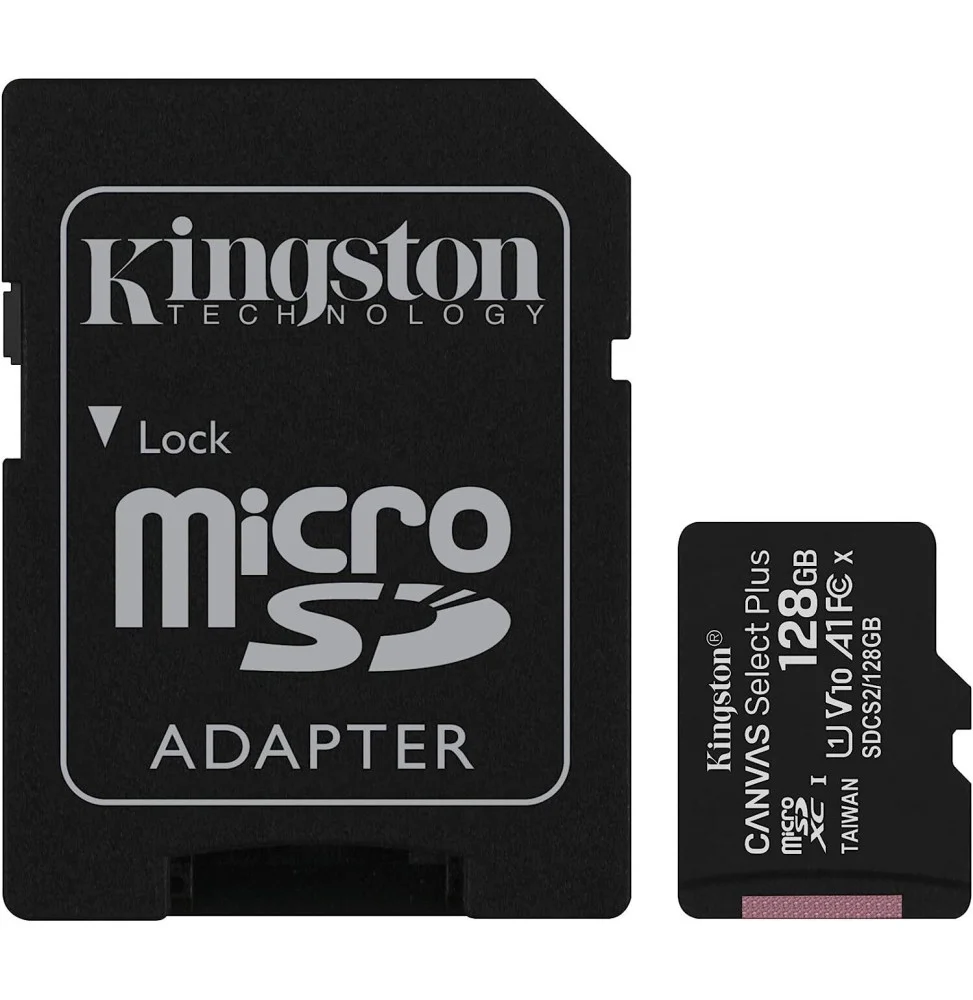 carte memoire kingston canvas select plus 128 go microsdxc uhs i classe 10 sdcs2 128gb.webp