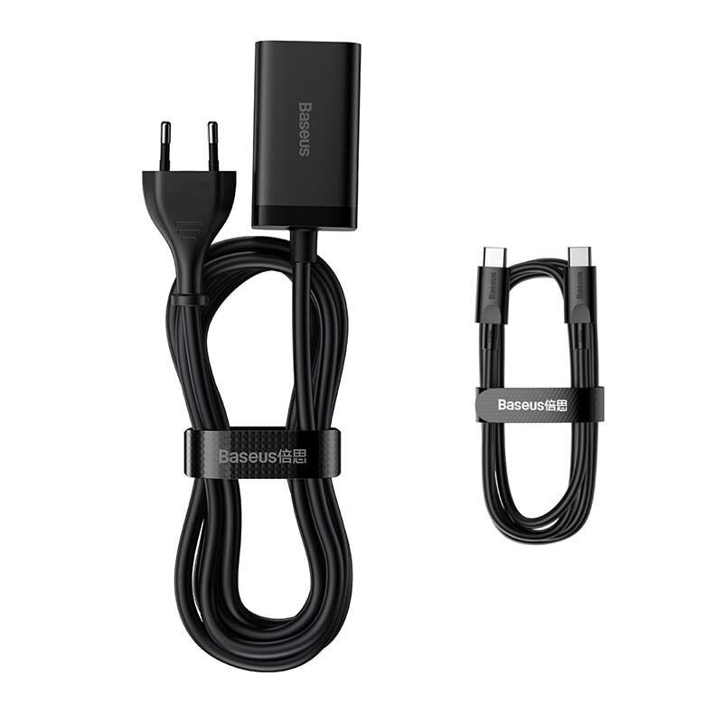 Chargeur de bureau rapide Baseus Gan3 Pro 65W (CCGP040101) - Gtel chargeur de bureau rapide baseus gan3 pro 65w ccgp040101 6.jpg