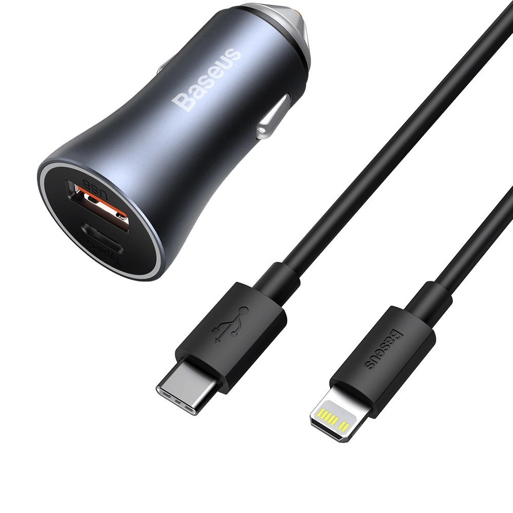 chargeur de voiture super rapide baseus 40w usbtype ccable type c vers lightning noir tzccjd b0g 10.webp