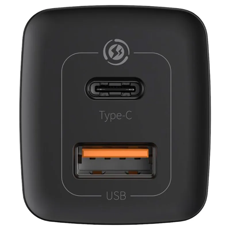 chargeur mural baseus gan2 lite usb type c 65w 3a noir ccgan2l b01 3.webp