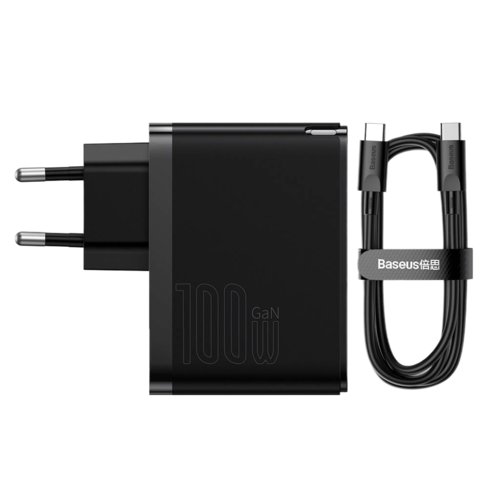 chargeur rapide baseus gan5 pro cu 100w eu noir ccgp090201 1.png
