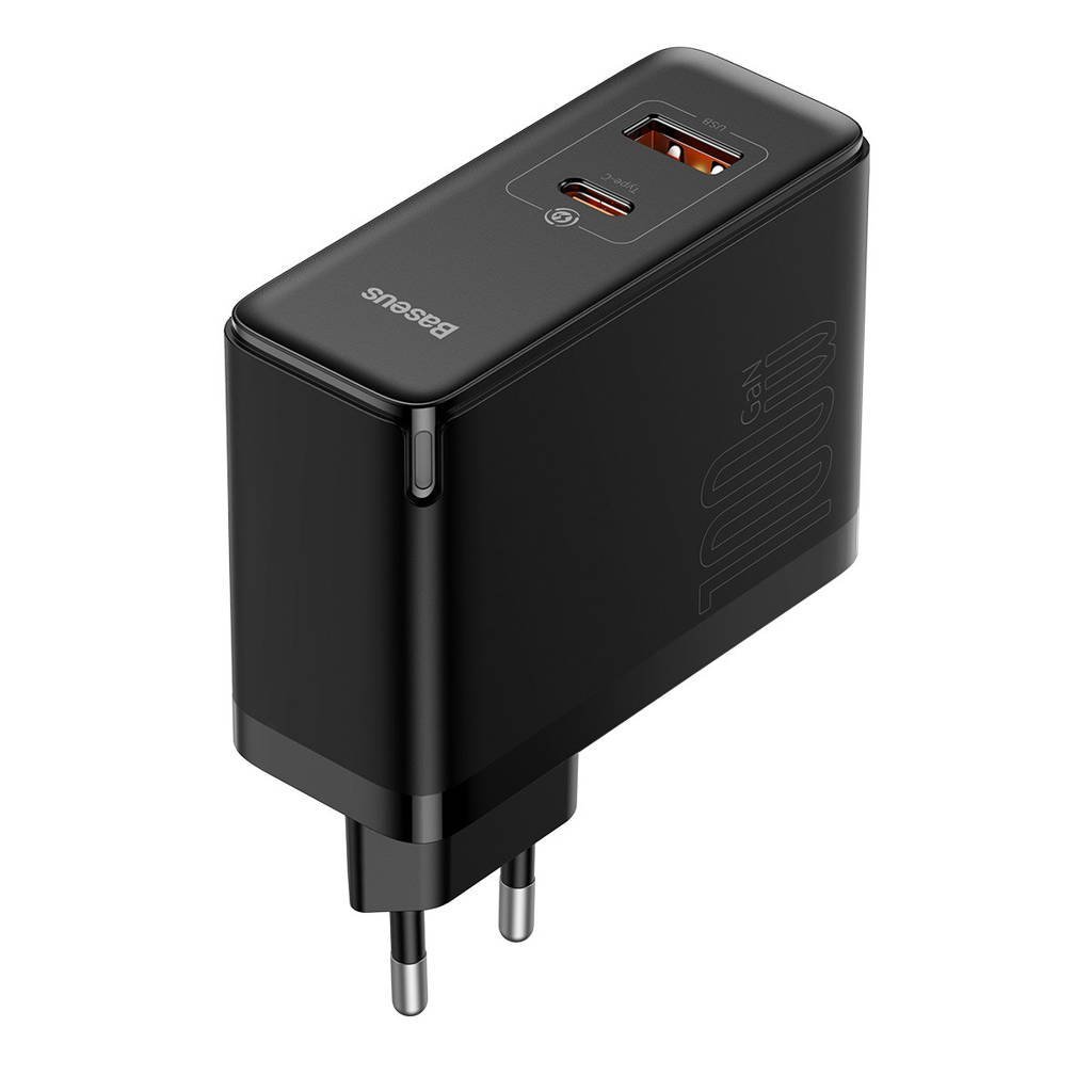 Chargeur rapide Baseus GaN5 Pro C+U 100W EU Noir (CCGP090201) - Gtel chargeur rapide baseus gan5 pro cu 100w eu noir ccgp090201 5.jpg