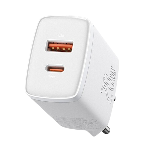chargeur usb rapide compact baseus 20w avec ports usb usb c blanc ccxj b02 1.png