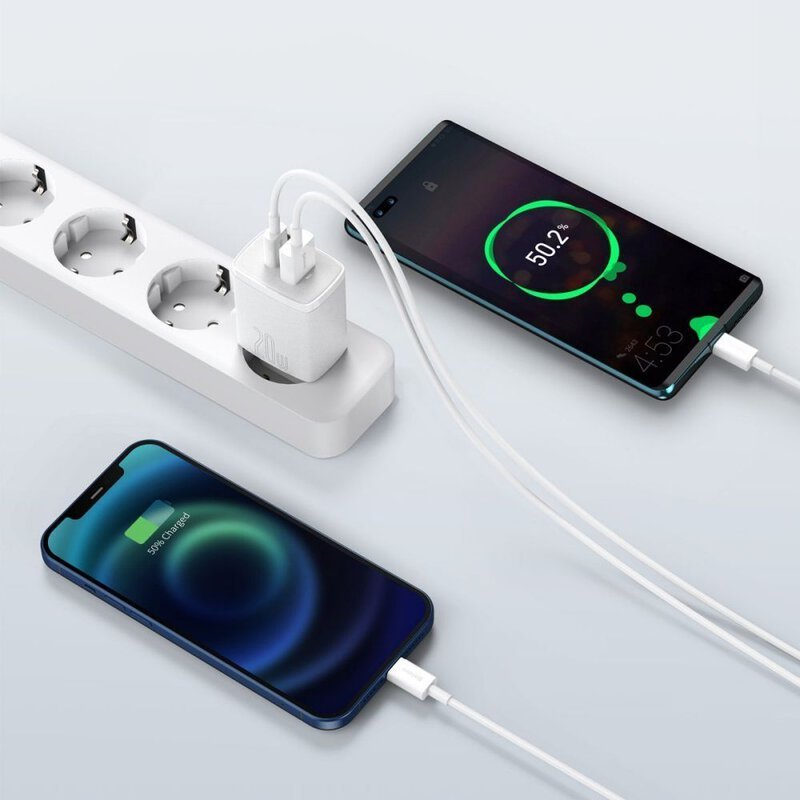 chargeur usb rapide compact baseus 20w avec ports usb usb c blanc ccxj b02 2.jpg