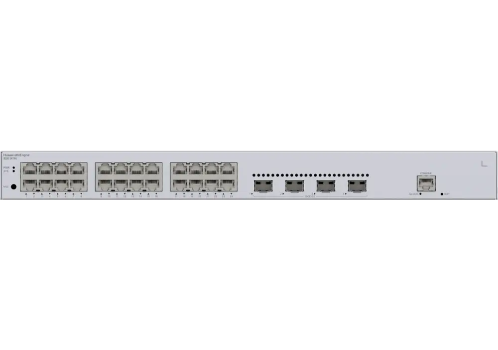 commutateur administrable huawei ekitengine s220 24t4x 24 ports ethernet gigabit et 4 ports sfp 10 gigabits 98012375