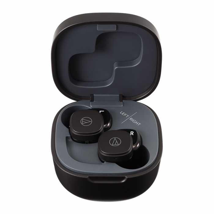 Écouteurs intra-auriculaires True Wireless Audio-Technica Noir (ATH-SQ1TWBK) - Gtel ecouteurs intra auriculaires true wireless audio technica noir ath sq1twbk 4.png