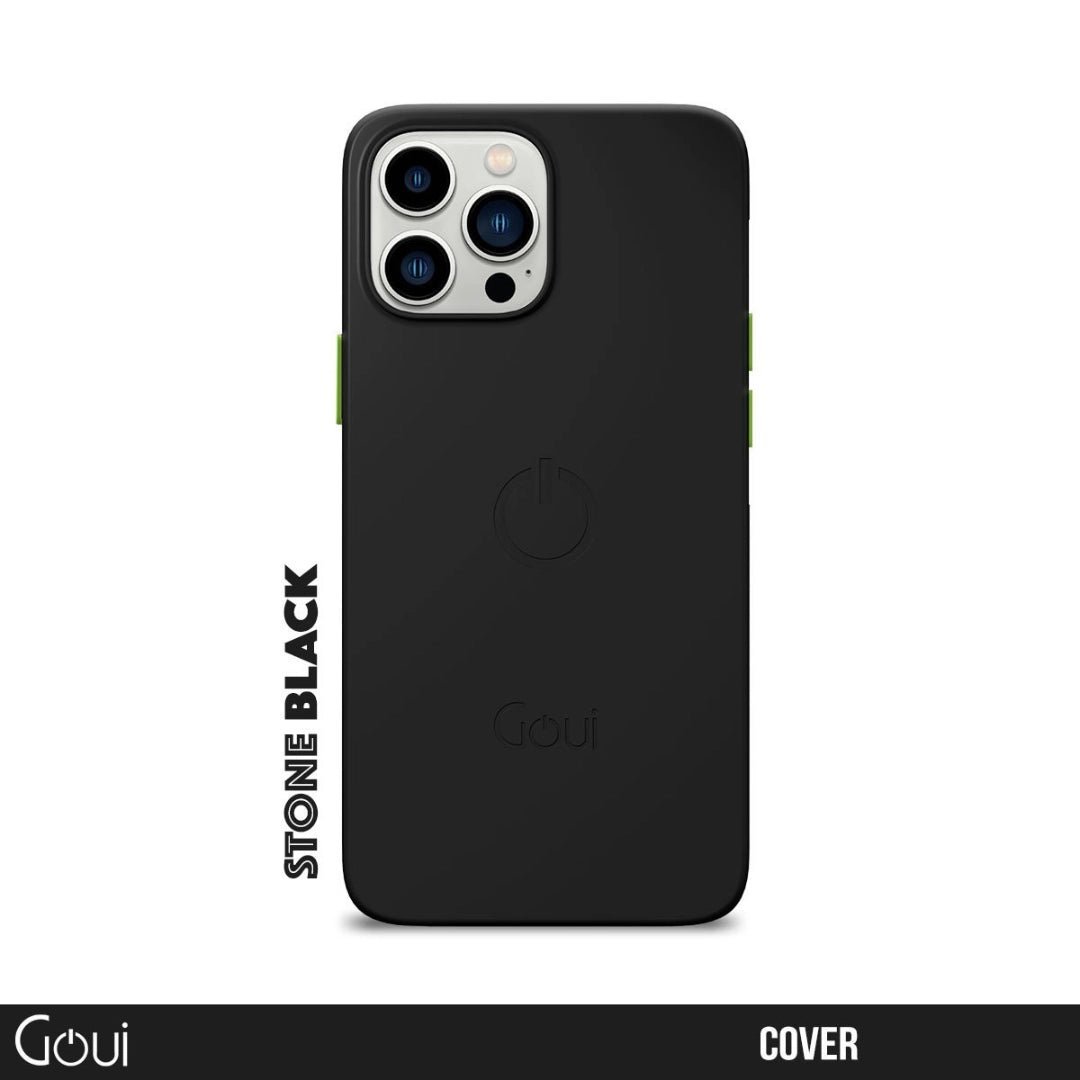 Goui Case iPhone 15 Pro - (6.1") Black Stone (G-MAGENT15P-K) - Gtel goui case iphone 15 pro 6 1 black stone g magent15p k prix maroc.jpeg