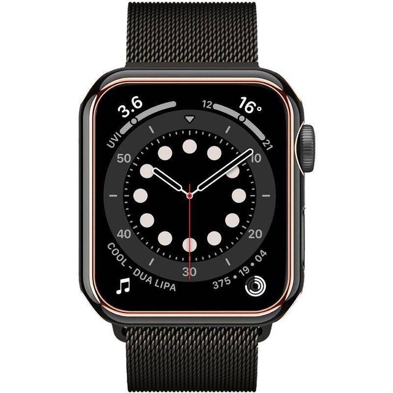 hyphen apple watch frame protector 41mm black and rose gold haw fp41bkrg7347 6.jpg