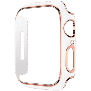 HYPHEN Apple Watch Frame Protector 41mm - White and Rose Gold (HAW-FP41WRG7354)