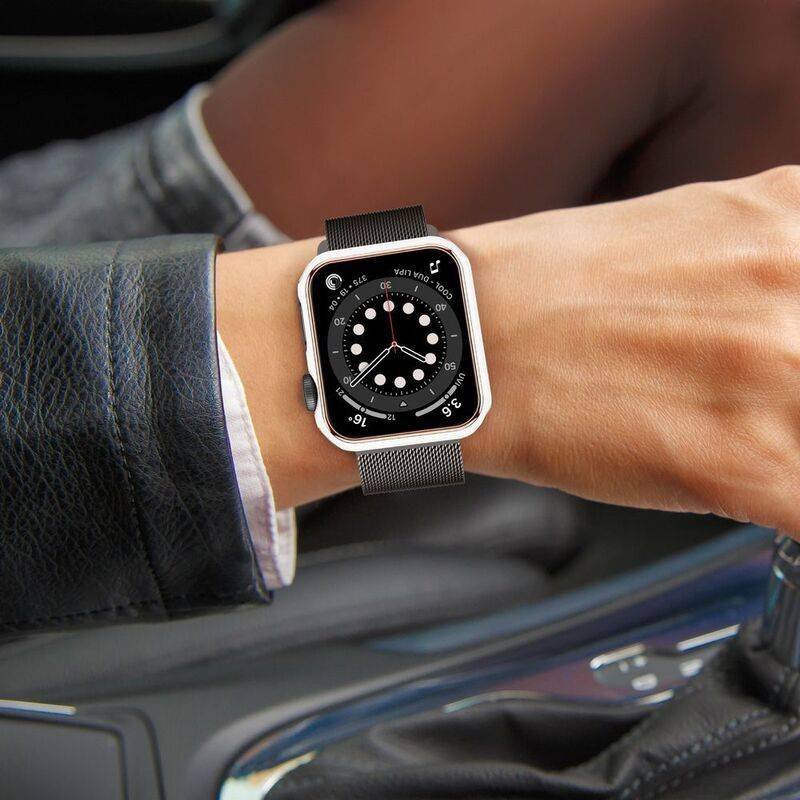 hyphen apple watch frame protector 41mm white and rose gold haw fp41wrg7354 2.jpg