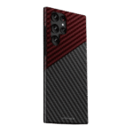 hyphen dual color carbon fiber case samsung s23 ultra black and red hpc cs23ubrd7330 1.png