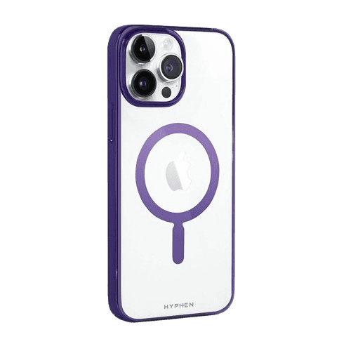 HYPHEN MagSafe Frame Case - Purple - iPhone 14 Pro Max (HPC-MPR14PM6449) - Gtel hyphen magsafe frame case purple iphone 14 pro max hpc mpr14pm6449 1.png