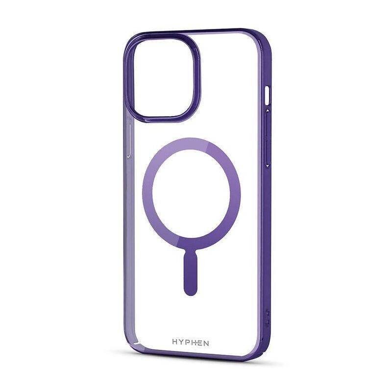 HYPHEN MagSafe Frame Case - Purple - iPhone 14 Pro Max (HPC-MPR14PM6449) - Gtel hyphen magsafe frame case purple iphone 14 pro max hpc mpr14pm6449 4.jpg