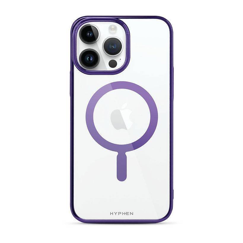 HYPHEN MagSafe Frame Case - Purple - iPhone 14 Pro Max (HPC-MPR14PM6449) - Gtel hyphen magsafe frame case purple iphone 14 pro max hpc mpr14pm6449 7.jpg