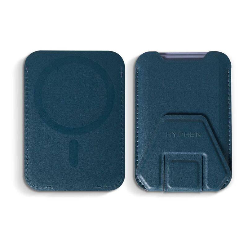 HYPHEN MagSafe Wallet - Card Holder with Stand - Blue (HMW-CHSBL4971) - Gtel hyphen magsafe wallet card holder with stand blue hmw chsbl4971 6.jpg