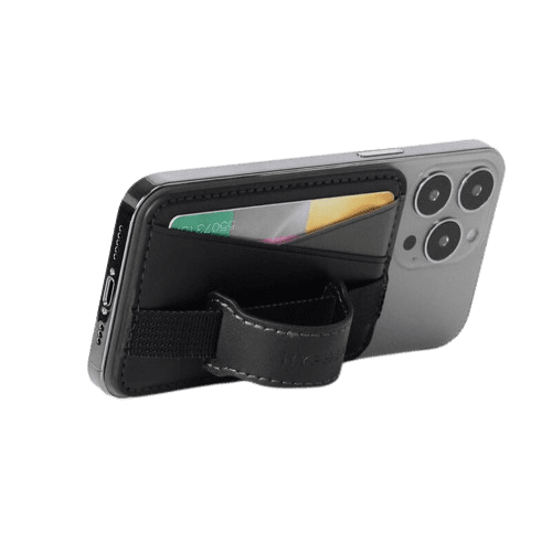 HYPHEN MagSafe Wallet - Dual Pocket with Grip - Black (HMW-DPGBK5022) - Gtel hyphen magsafe wallet dual pocket with grip black hmw dpgbk5022 1.png