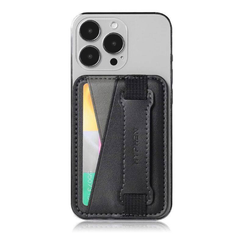 HYPHEN MagSafe Wallet - Dual Pocket with Grip - Black (HMW-DPGBK5022) - Gtel hyphen magsafe wallet dual pocket with grip black hmw dpgbk5022 6.jpg