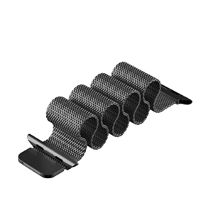 HYPHEN Watch Strap - Apple - Stainless Steel Black 42-44MM (HWS-ASSBKB2454)