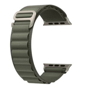 HYPHEN Watch Strap - Apple Ultra 49mm - Nylon Loop Large - Green (HWS-AULGN496562)