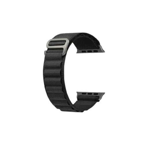 hyphen watch strap apple ultra 49mm nylon loop medium black hws aumbk496470 1.png