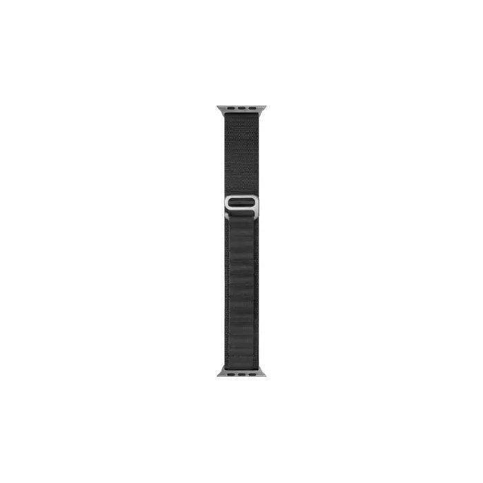 hyphen watch strap apple ultra 49mm nylon loop medium black hws aumbk496470 4.jpeg