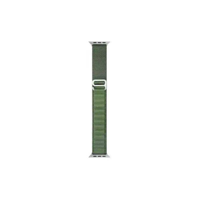 HYPHEN Watch Strap - Apple Ultra 49mm - Nylon Loop Medium - Green (HWS-AUMGN496494) - Gtel hyphen watch strap apple ultra 49mm nylon loop medium green hws aumgn496494 2.jpeg
