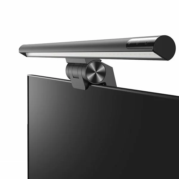 lampe baseus i wok pour un eclairage decran de moniteur de bureau noir avec ecran tactile dgiwk b01 4.webp