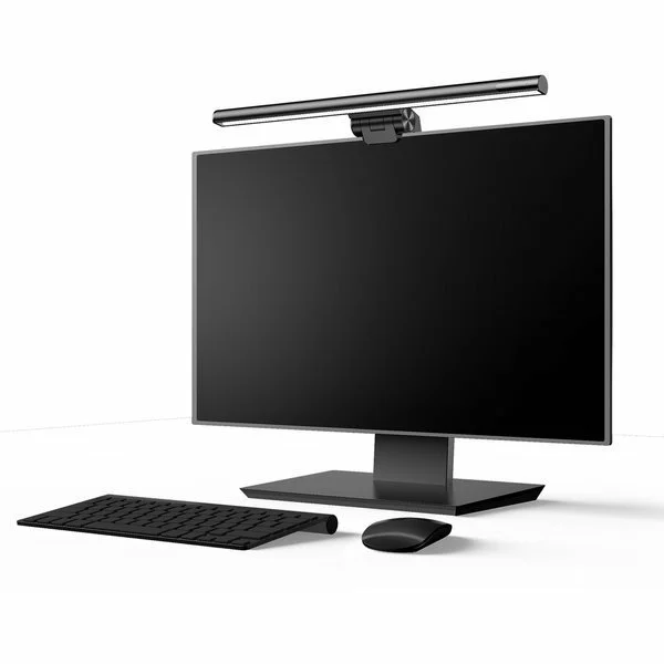 lampe baseus i wok pour un eclairage decran de moniteur de bureau noir avec ecran tactile dgiwk b01 5.webp