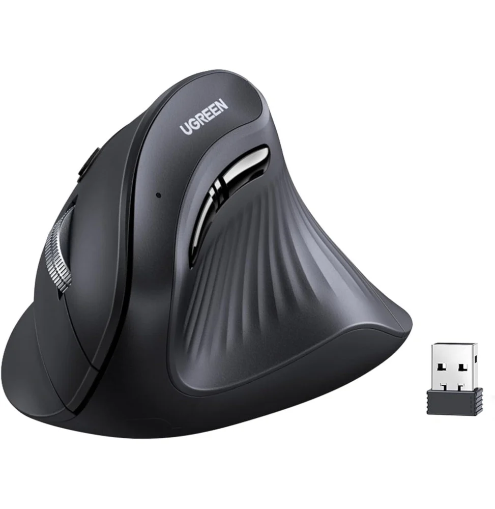 souris sans fil bluetooth ugreen multi mode vertical noir 25444.webp