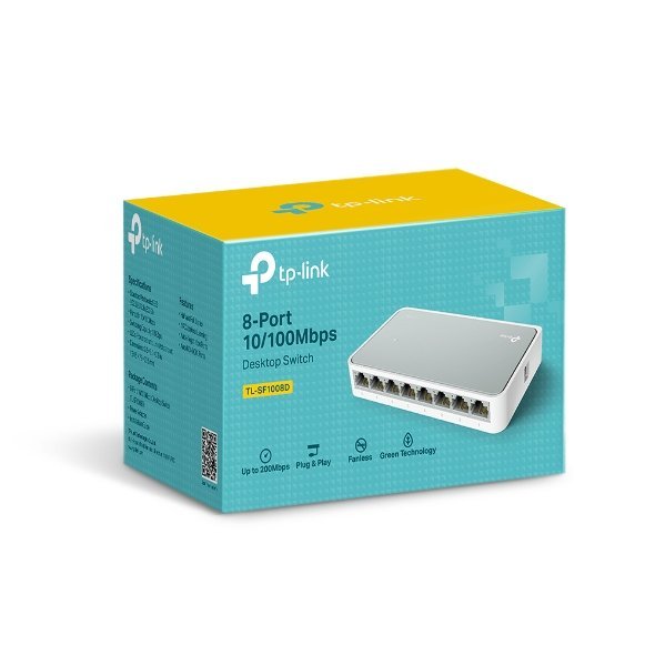 Tp-link Switch de bureau 8 ports 10/100 Mbps (TL-SF1008D) - Gtel tp link switch de bureau 8 ports 10 100 mbps tl sf1008d 2.jpg