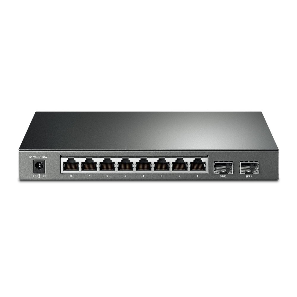 Tp-link Switch JetStream 8 ports Gigabit Smart PoE+ et 2 emplacements SFP (TL-SG2210P) - Gtel tp link switch jetstream 8 ports gigabit smart poe et 2 emplacements sfp tl sg2210p 2.jpg