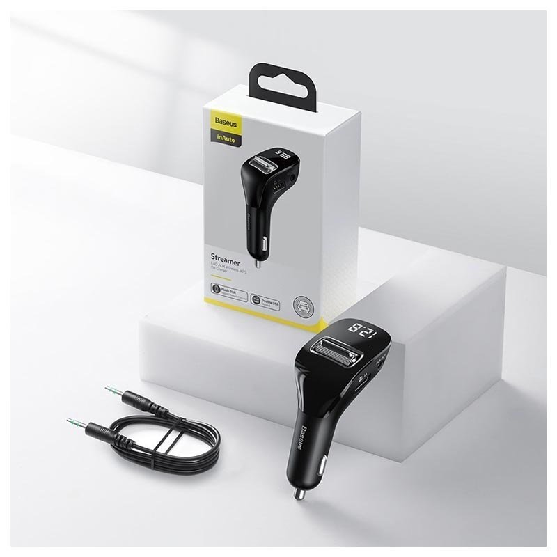 transmetteur bluetooth mp3 baseus mains libres et chargeur double usb noir ccf40 01 7.jpg