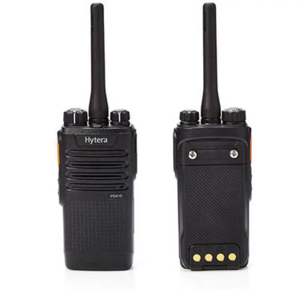 hytera la pd415 de hytera est une radio equipee de la technologie rfid qui offre une solution de communication simple analogique numerique 12 16 heures 1 500 mah 16 22 heures 2 000 mah capacite (2)